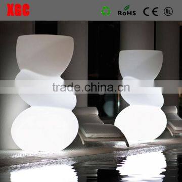 Illuminated Lighting Flower Vase, Led Planter Flower Pot GD110 photo-3