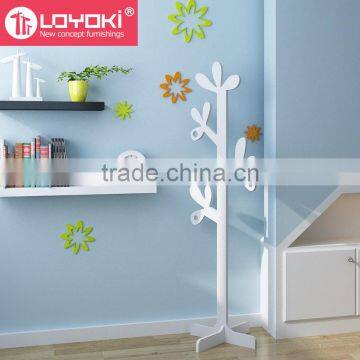 Hot Sale Wooden DIY Coat Rack Stand Eco-friendly Home Furniture Clothes Hanging Tree Shaped Coat Rack Wholesale Tree Coat Rack photo-2