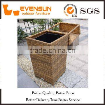 Environment Friendly Durable Rattan Dusbin Wicker Furniture photo-3