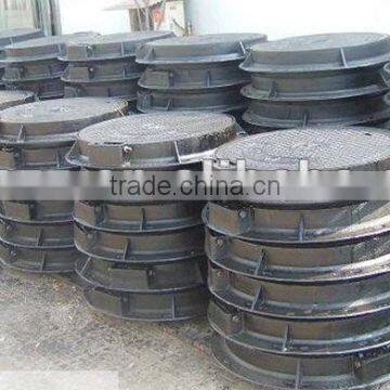 Casting EN124 C250 D400 ductile iron sewer drain manhole cover