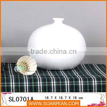 new design round antique fiberglass vase for home decoration