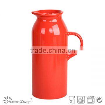Hot Selling Delicate Solid Colour Stoneware Houseware Ceramic Pitcher photo-5