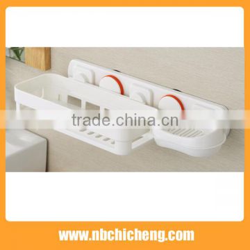 High quality bath accessories holder plastic storage holder wall mounted shelf