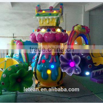 Candy theme game amusement park airplane ride