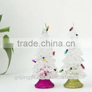 Artificial Acrylic Decorative Led Light Small Christmas Tree photo-2