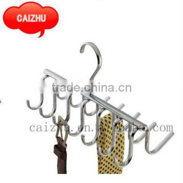 Metal belt hook hanging and metal wire tie rack