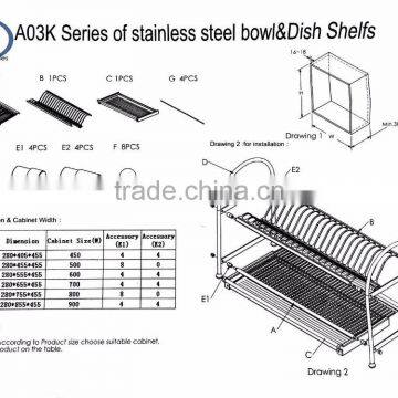 European Style Metal Kitchen Rack From Caizhu photo-4