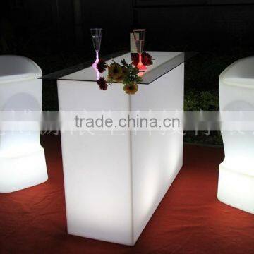 led furniture led table led chairs/bar chair/led lighting bedroom table