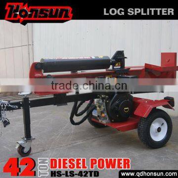 186F 9HP 42 ton diesel engine log splitter for sale