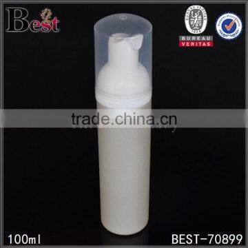 hot sale 2017 hot new products cosmetic 100ml shampoo cleanser plastic foam pump bottle personal care