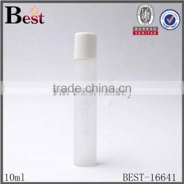 hot products cosmetics beautiful fancy frosted 10 ml roll on bottle high quality tube glass perfume roll bottle china suppliers