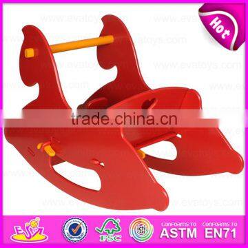 2016 Brand New Wood Rocking Horse, Kids' Rocking Horse, Lovely Wooden Rocking Horse W16D082A photo-5