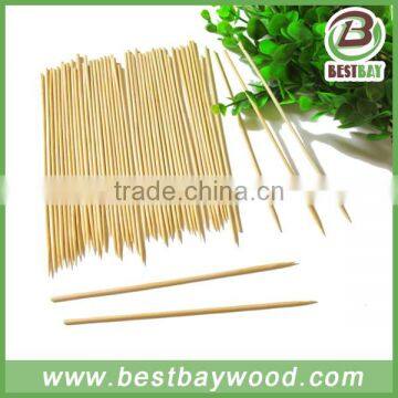 Kabob Skewer Bamboo Barbecue Skewer Dia3.0mm Bamboo Skewer 100pcs per Bag photo-2