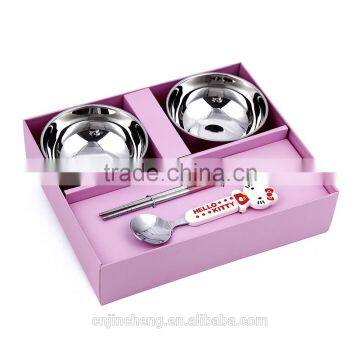 Korean Fashional Hot Sell Top Quality Cartoon Style Stainless Steel Food Grade Material Flatwares Cutlery Set photo-5