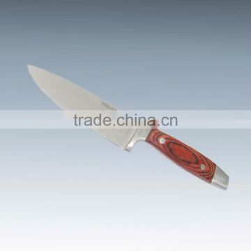 Kitchen Knife With Pakka Wood Handle