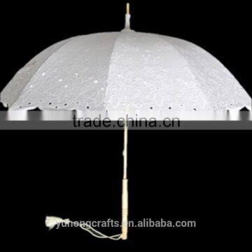 Victorian Lace Parasol for Wedding photo-2