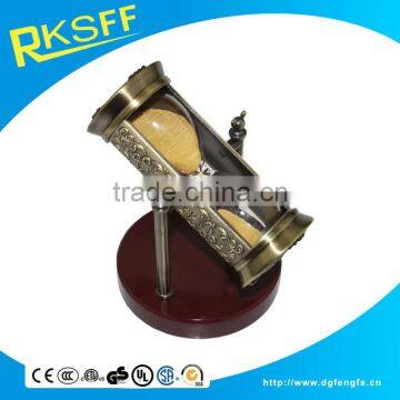 Metal Cylindrical Shaped Hourglass /Sandglass/Hourglass/3 Minites Sand Timer photo-3