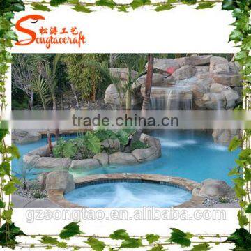 Latest Design Artificial Waterfall Fountain Garden Decorative Landscape Artificial Waterfall Fountain photo-5