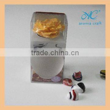 EA3-0862 Fragrance Diffuser With Ceramic Bottle Curled Rattan Sticks Green Tea Scent photo-6