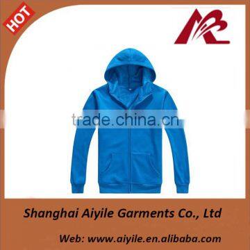 Blue Custom Logo Printing Blank Sweater Hoodies with Hats