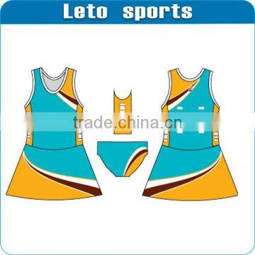 Oem high quality custom netball skirt for girls/ netball teamwear