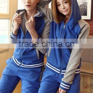 couple track suit,custom design sports track suits