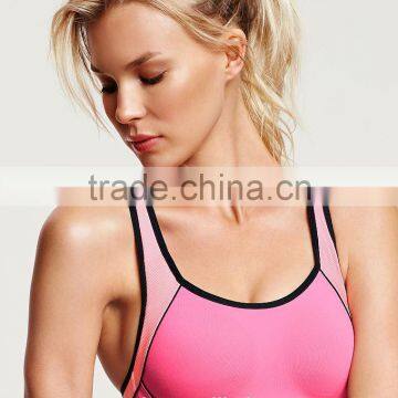Latest Wholesale Women Fitness Sport Bra High Fashion Plain Sport Bra HSS6522 photo-5