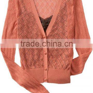 8KN027_3 Jacquard Cardigan