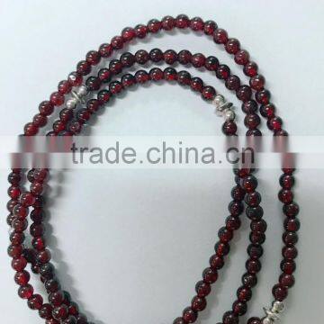 Direct Sale Natural Sterling Silver Jewelry Garnet Lotus Necklace photo-2