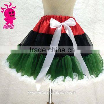 Sequin Hot Stitching Color High Quality Baby Girls Soft Fabrics Chiffon Tutu Pettiskirt photo-5