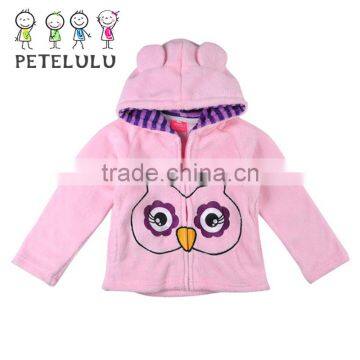 China Factory Price Exquisite Jackets Embroidery Girls Hoodies Sweater