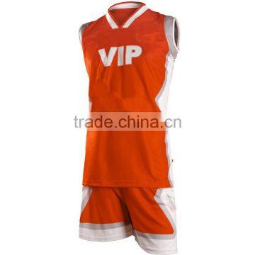 Orange basketball uniforms basketball jersey costume