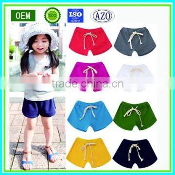 Plain cotton kids shorts