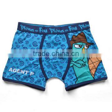 2016 Custom New Design Classic Lycra Cotton Children Cartoon Underwear