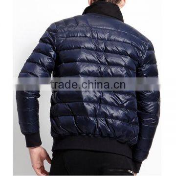 2015 Luxury Down Jacket With Fur Sleeve Opening Down Jacket Men's 100%polyester Down Jacket Coat photo-6