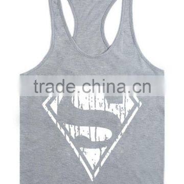 Superman Gym Singlets Mens Tank Tops Wholesale,Bodybuilding Equipment Fitness Men's Gym Stringer Tank Top Sports Clothes photo-6