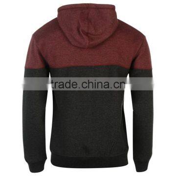 Factory Custom Two Color Plain Cotton Hoodie photo-6