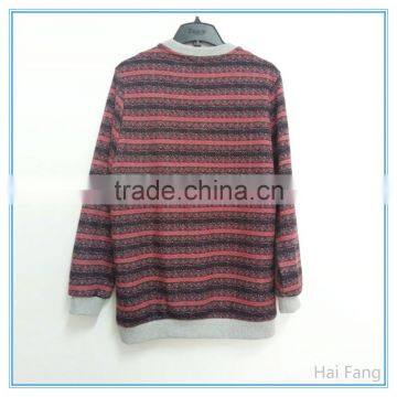 Fashion Design Printed Teen Girls Stipped Sleeve and Back T Shirt, Factory OEM Made Long Sleeve T Shirt photo-2