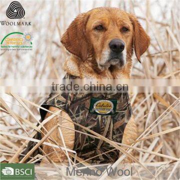 Lovely Dogs hunting clothing,merino camo hunting vest