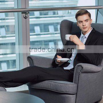 OEM Wholesales Office Men Wear Uniform Black Fashion Mens Suits photo-6