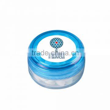 Peppermints In Circle Case - Sugar-free, Meets FDA Requirements, Contains Approx. 100 Mints and Comes With Your Logo photo-2