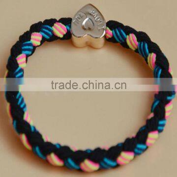 Candy Color Heart Hair Rope Elastic Hairbands photo-4