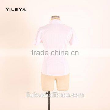 Mini Fashionable Office Style Women Formal Blouse Designs With Metal Decoration photo-6