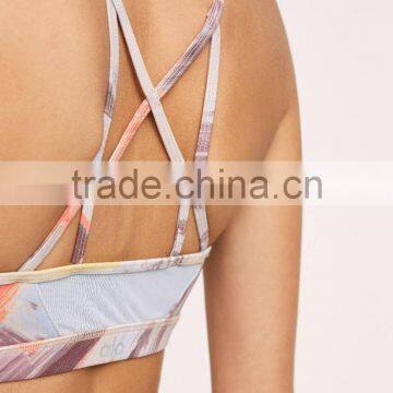 New Style Sublimation Leggins Padded Sports Bra With Workout Clothes for Women photo-3