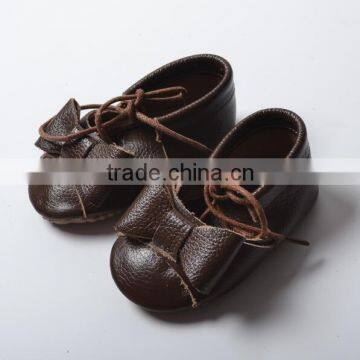 Lace Fix Leather Baby Moccasins, Baby Moccasins With Lace photo-4