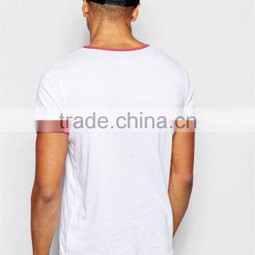 2017 Guangzhou Shandao OEM Factory New Arrival 180g 100% Cotton Plain Cheap Short Sleeve O-Neck MenT Shirt photo-3