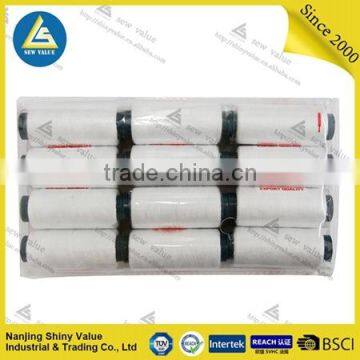 Customized 40/2 500m 100%polyester Sewing Thread in Paper Tube 2pcs /set photo-2