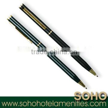 Top selling high quality 5 star hotel plastic roller ball pen