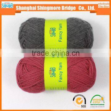 Shopping Knitting Wool Yarn China Factory Best Selling Worsted Solid Dyed 100% Wool Roving Yarn With Oeko-tex Quality photo-3