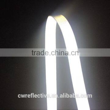 Custom 1.5cm Silver Double Sided Reflective Elastic Tape for Infant Clothing photo-2